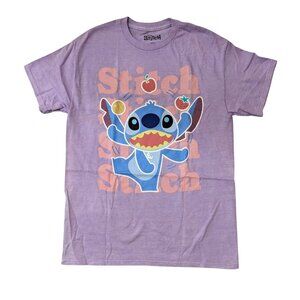 Disney Lilo & Stitch Women T Shirt Size M Fruit Boyfriend Fit Cosplay Streetwear